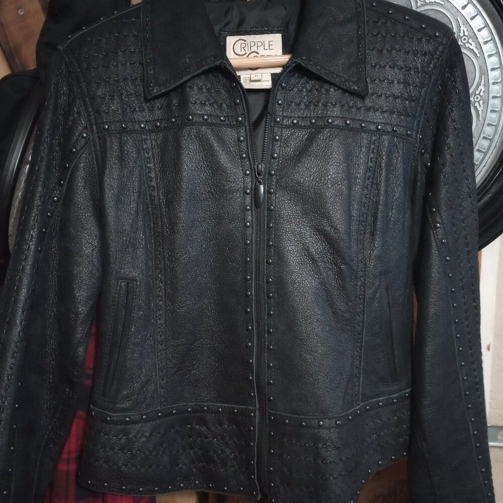 Cripple Creek Vintage leather Jacket